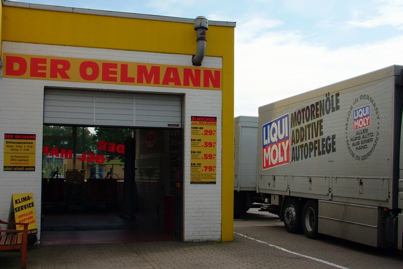 Öllieferung für den Ölwechesel