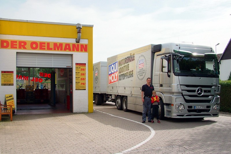 Öltruck beim Oelmann in Langenhagen